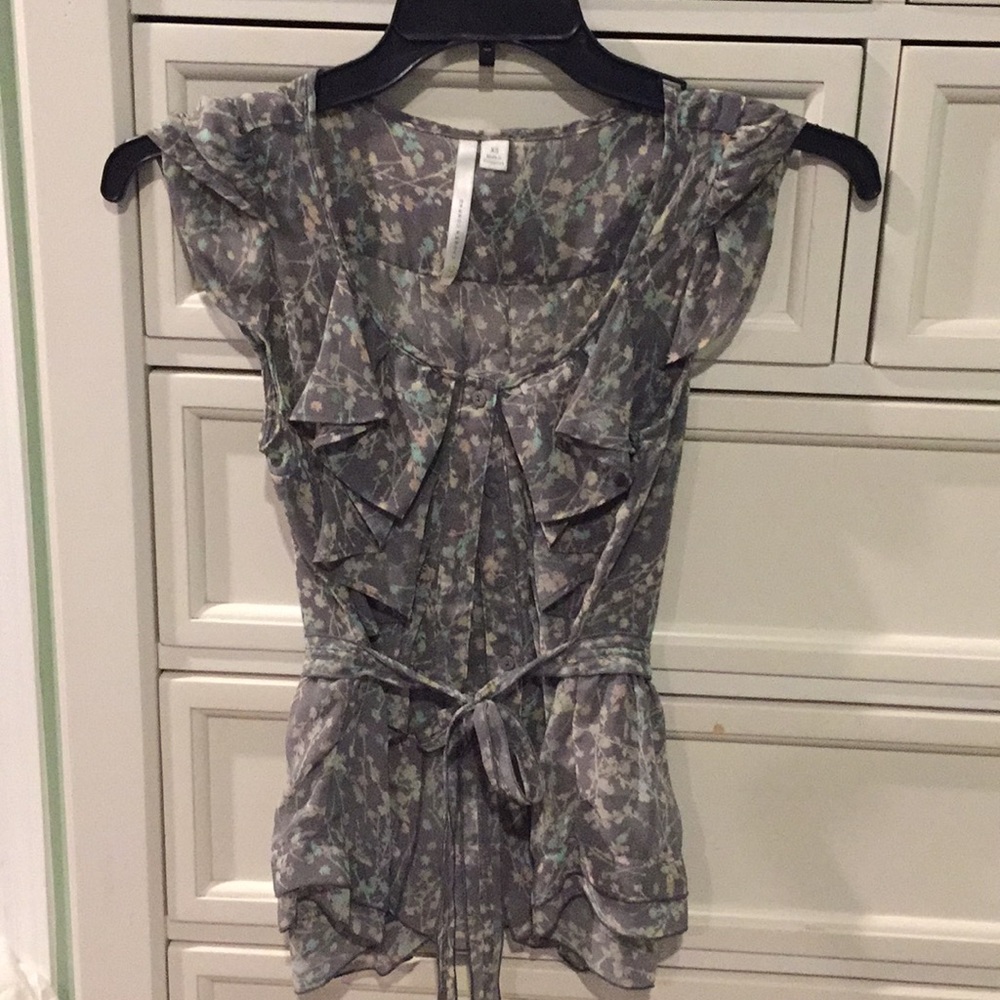 Lauren Conrad floral blouse